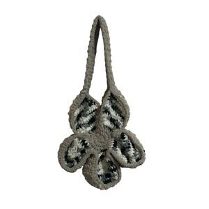 Crocheted flower bag